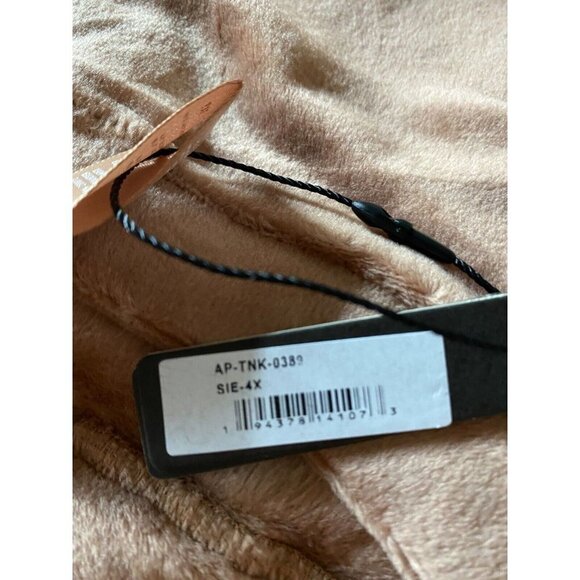 SKIMS Velour Sleeveless Soft High Neck Tank Cropped Sienna 4X - Picture 4 of 4